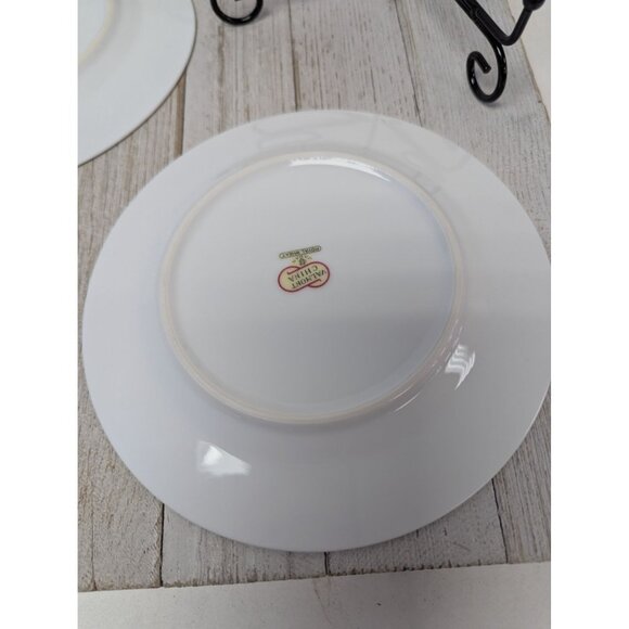 Vintage Valmont Royal Wheat Platinum Trim Set of 4 Bread Plates 6 1/2" - Picture 5 of 7